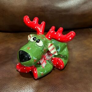 Unique Vintage Hand Crafted Christmas Reindeer or  Moose, EUC
